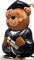 Graduation Party Balloon – Large Graduation Bear Foil Mylar Balloon for Class of 2026 Graduation Decorations & Party Supplies